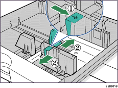 Paper tray illustration