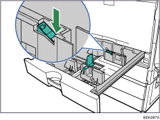 Paper tray illustration