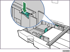 Paper tray illustration