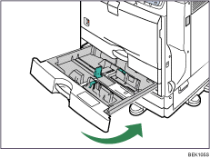 Paper feed unit illustration