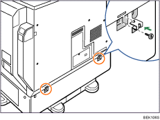 Paper feed unit illustration