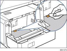 Paper tray illustration