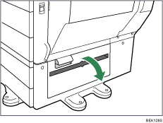 Paper feed unit illustration