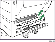 Paper feed unit illustration