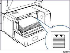 Paper tray illustration
