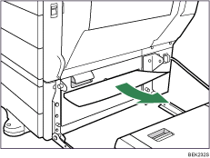Paper feed unit illustration