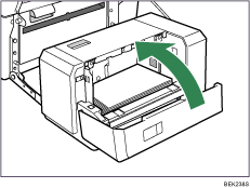 Paper feed unit illustration