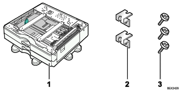 Paper feed unit illustration