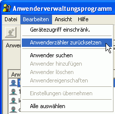 Abbildung Anwendungsbildschirm