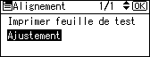 Illustration de l&apos;écran du panneau de commande