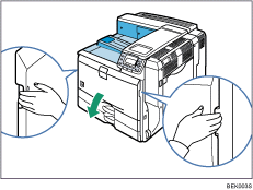Illustrazione dello sportello anteriore
