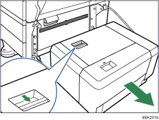 Illustrazione dell'unit&agrave; vassoio carta