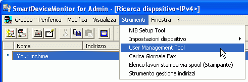Illustrazione schermata applicazione