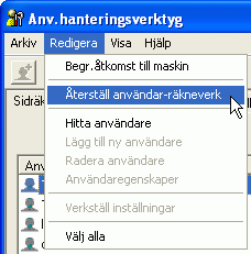 Illustration över Programskärm