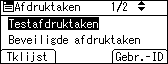 Schermafbeelding bedieningspaneel