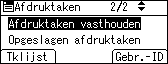 Schermafbeelding bedieningspaneel