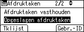 Schermafbeelding bedieningspaneel