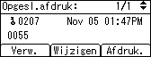 Schermafbeelding bedieningspaneel