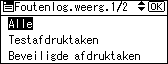 Schermafbeelding bedieningspaneel