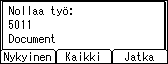 Käyttöpaneelin näytön kuvaus