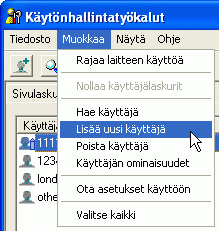 Sovelluksen näytön kuvaus