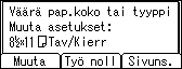 Käyttöpaneelin näytön kuvaus