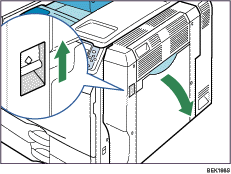 Ilustra&ccedil;&atilde;o da tampa direita