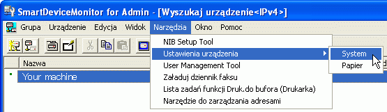 Ekran aplikacji