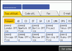 Illustration de l&apos;écran LCD