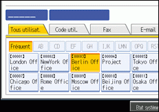 Illustration de l&apos;écran LCD