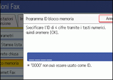Illustrazione schermata pannello di controllo