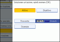 Illustrazione schermata pannello di controllo