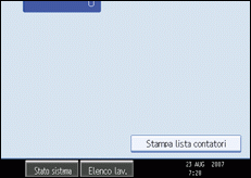 Illustrazione schermata pannello di controllo