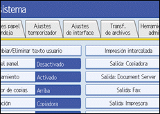 ilustración del panel de operaciones