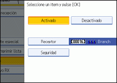 Ilustración del panel de operaciones