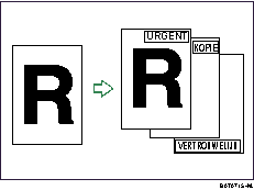 Illustratie van Vaste stempel