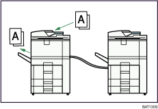 Illustratie van connect copy taakstroom