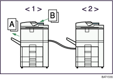 Illustratie van connect copy taakstroom