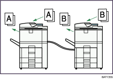 Illustratie van connect copy taakstroom