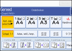 Schermillustratie bedieningspaneel