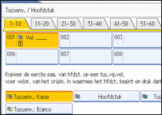 Schermillustratie bedieningspaneel