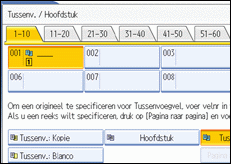 Schermillustratie bedieningspaneel