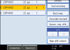 Schermillustratie bedieningspaneel