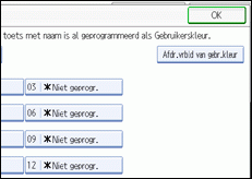 Schermillustratie bedieningspaneel