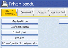 Schermafbeelding Bedieningspaneel