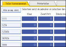 Schermafbeelding Bedieningspaneel