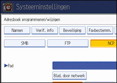 Schermafbeelding Bedieningspaneel