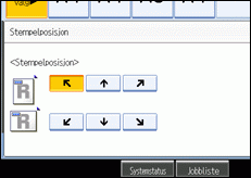Illustrasjon av skjermen på brukerpanelet.