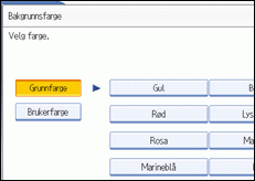 Illustrasjon av skjermen på brukerpanelet.