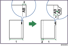 Illustration af kopiering p&aring; faneblad
